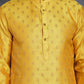 Woven Design Silk Blend Kurtas ( KO 5032Mustard )