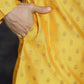 Woven Design Silk Blend Kurtas ( KO 5032Mustard )