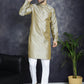 Woven Design Silk Blend Kurtas ( KO 5032Pista )