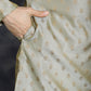 Woven Design Silk Blend Kurtas ( KO 5032Pista )