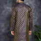 Woven Design Silk Blend Kurtas ( KO 5032Purple )