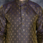 Woven Design Silk Blend Kurtas ( KO 5032Purple )