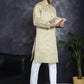Beige Woven Design Kurtas ( KO 5034Beige )