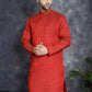 Red Woven Design Kurtas ( KO 5034Red )