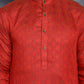 Red Woven Design Kurtas ( KO 5034Red )