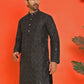 Embroidered Mirror Work Kurtas ( KO 5035 Black )