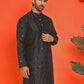 Embroidered Mirror Work Kurtas ( KO 5035 Black )