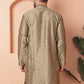 Men's Embroidered Mirror Work Kurtas