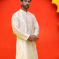 Embroidered Mirror Work Kurtas ( KO 5035 White ) [FF] [E-10]