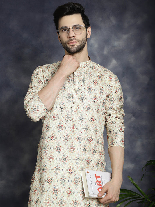 Golden Foil Printed Kurtas ( KO 5036Golden ) [FF] [B-4-5]
