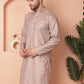 Peach Foil Printed Kurtas