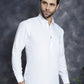Men's White Solid Short Kurtas ( KO 5037White )