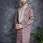Men's Sequins Embroidered Kurtas ( KO 5038Megenta )