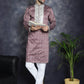 Men's Sequins Embroidered Kurtas ( KO 5038Megenta )