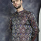 Men Purple Silk Blend Straight Kurtas ( KO 5043Purple )
