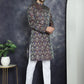 Men Purple Silk Blend Straight Kurtas ( KO 5043Purple )