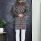 Men Purple Silk Blend Straight Kurtas ( KO 5043Purple )