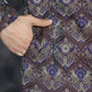 Men Purple Silk Blend Straight Kurtas ( KO 5043Purple )