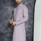 Men's Sequins Embroidered Kurtas ( KO 5044Purple )