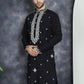 Men's Embroidered Kurtas ( KO 5045Black )