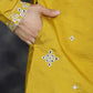 Men's Embroidered Kurtas ( KO 5045Mustard )