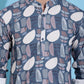 Men Printed Corduroy Short Kurta