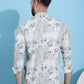 Men Printed Corduroy Short Kurta