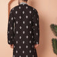 Men's Black Chikankari Embroidered Kurtas