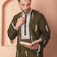 Men's Collar Chikankari Embroidered Kurtas