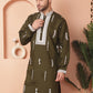 Men's Collar Chikankari Embroidered Kurtas