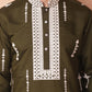 Men's Collar Chikankari Embroidered Kurtas