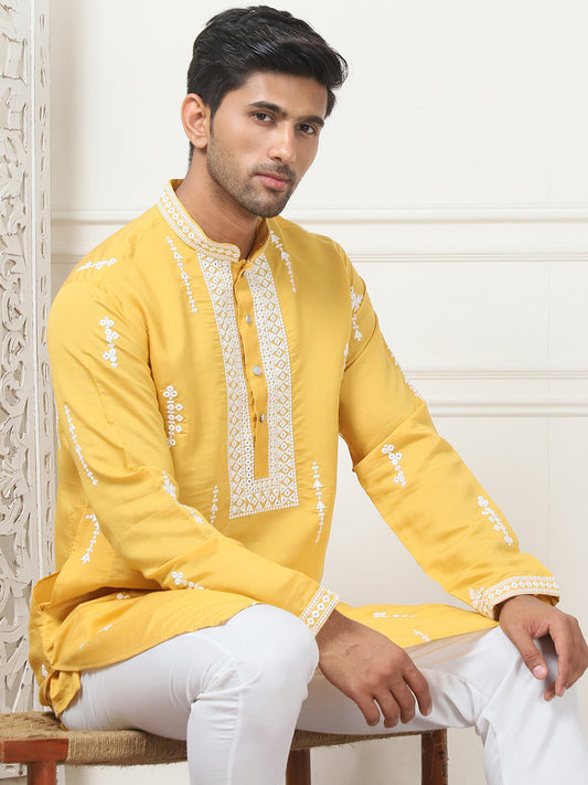Collar Chikankari Embroidered Kurtas [FF] [J-2-3]
