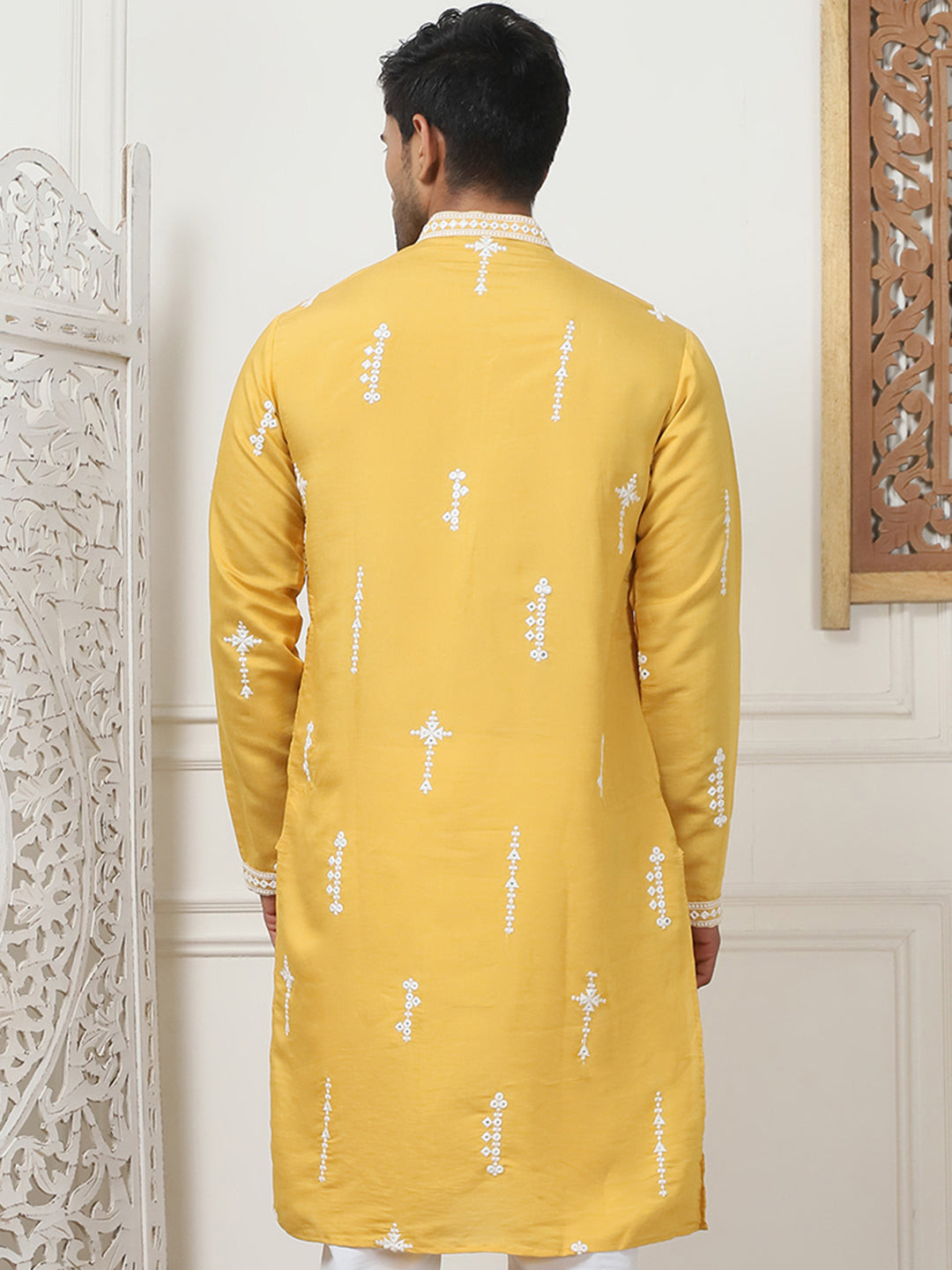 Collar Chikankari Embroidered Kurtas [FF] [J-2-3]