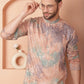 Men's Multi Tei-Dye Printed Kurtas