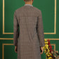 Men Brown Printed Kurtas ( KO 5060 Brown )
