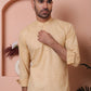 Men Woven Design Short Kurta