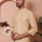 Men Woven Design Short Kurta