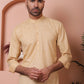 Men Woven Design Short Kurta