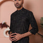 Men Woven Design Short Kurta