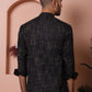 Men Woven Design Short Kurta