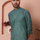 Men Woven Design Short Kurta