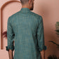 Men Woven Design Short Kurta