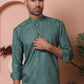 Men Woven Design Short Kurta