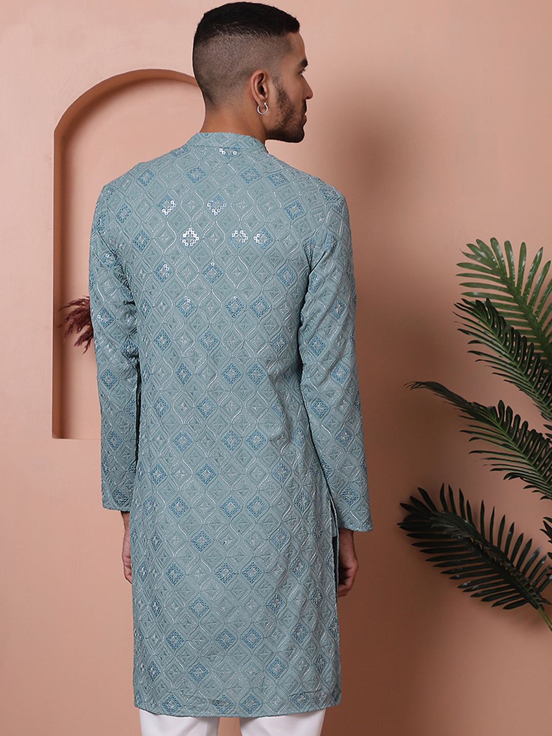 Men's Sequins and Embroidered Kurtas