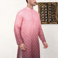 Men's Ombre Pure Cotton Straight Kurta