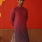 Maroon Ombre Printed Kurtas For Men ( KO 5074Maroon )