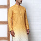 Ombre Printed Kurta For Men ( KO 5074 Mustard ) [FF] [K-7-12]