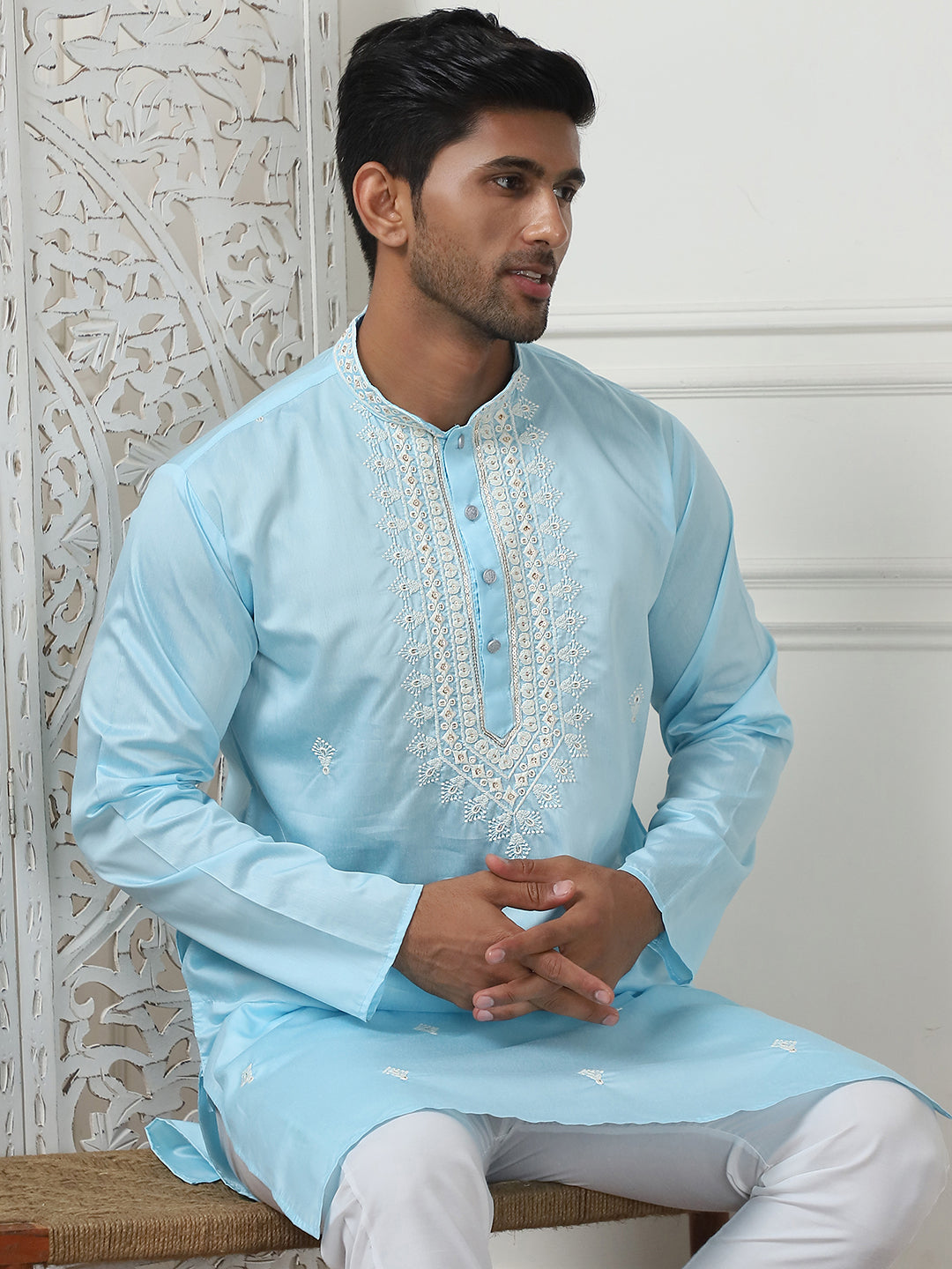 Collar Embroidered & Sequin Kurtas [FF] [A-16-18]