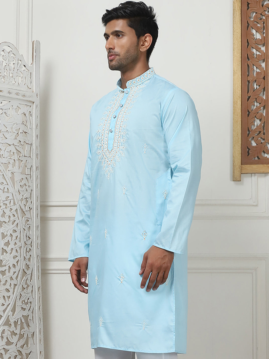 Collar Embroidered & Sequin Kurtas [FF] [A-16-18]
