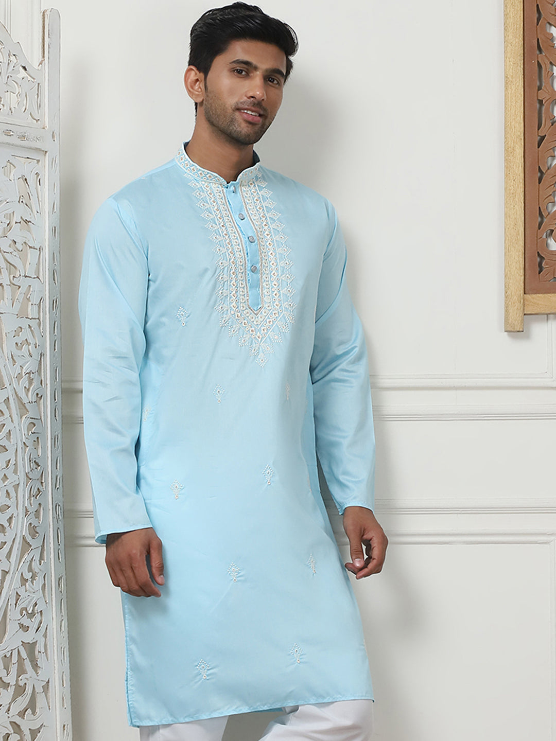Collar Embroidered & Sequin Kurtas [FF] [A-16-18]